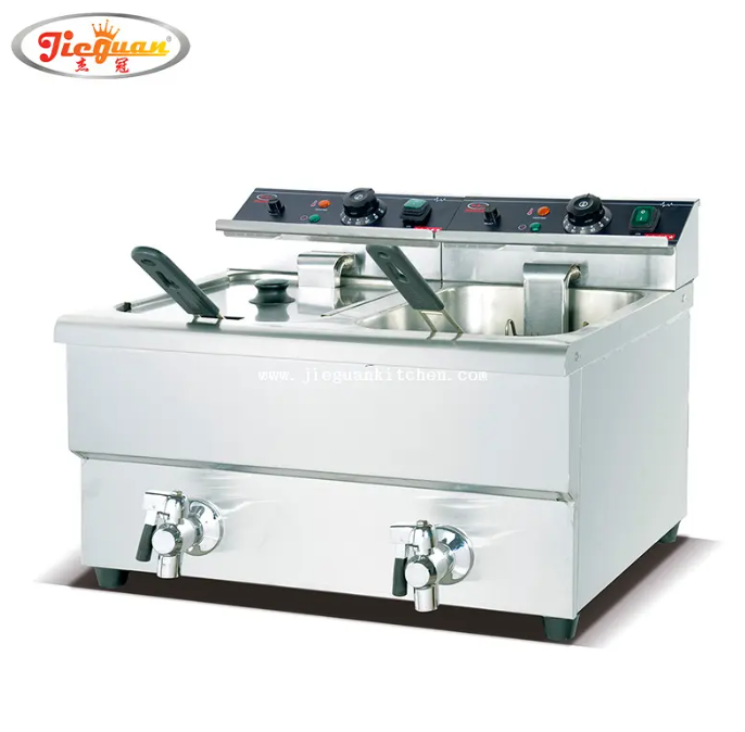 Electric Double tank Chips Deep Fryer Commercial Electric Double tank Chips Deep Fryer Commercial