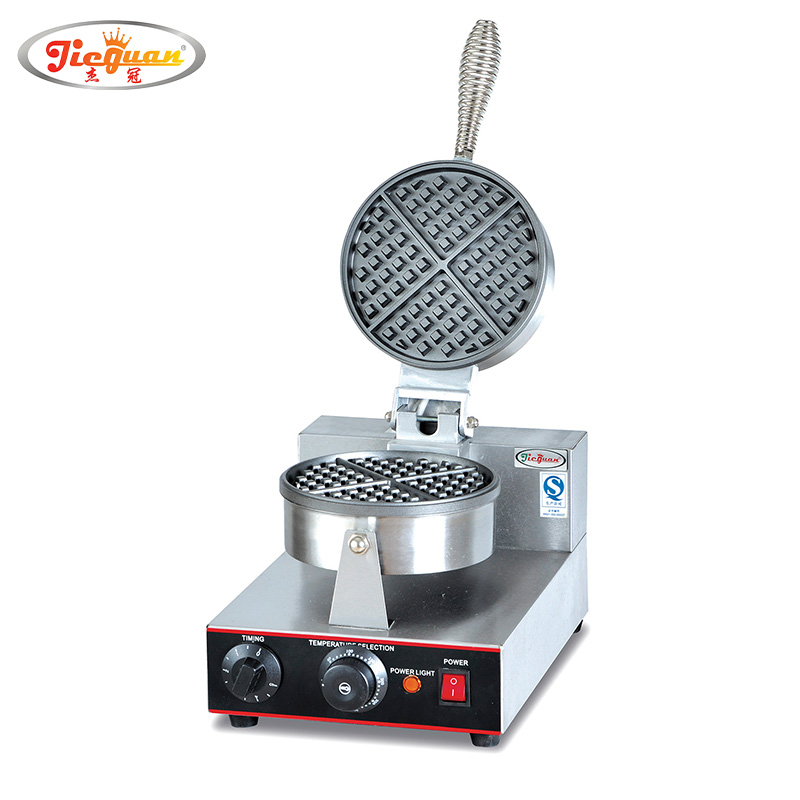 Electric waffle maker with 1 plate