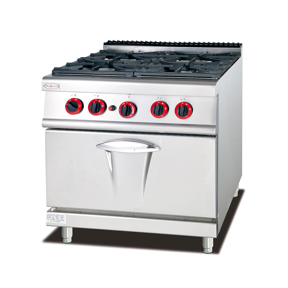 Gas Cooking Range with 4 Burne And Oven 