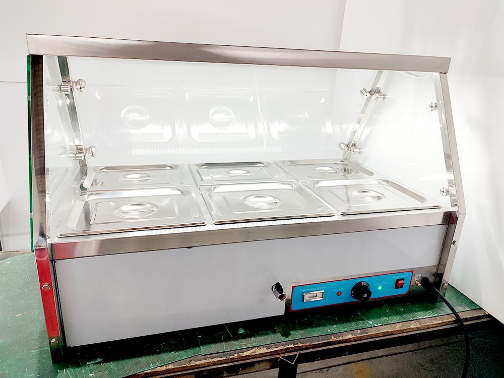 Commercial electric buffet food warmer heating bain marie with 3 1/1GN pan or 6 1/2 GN PAN