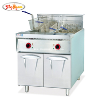 Freestanding 28L+28L 2tank deep chicken fryer electric