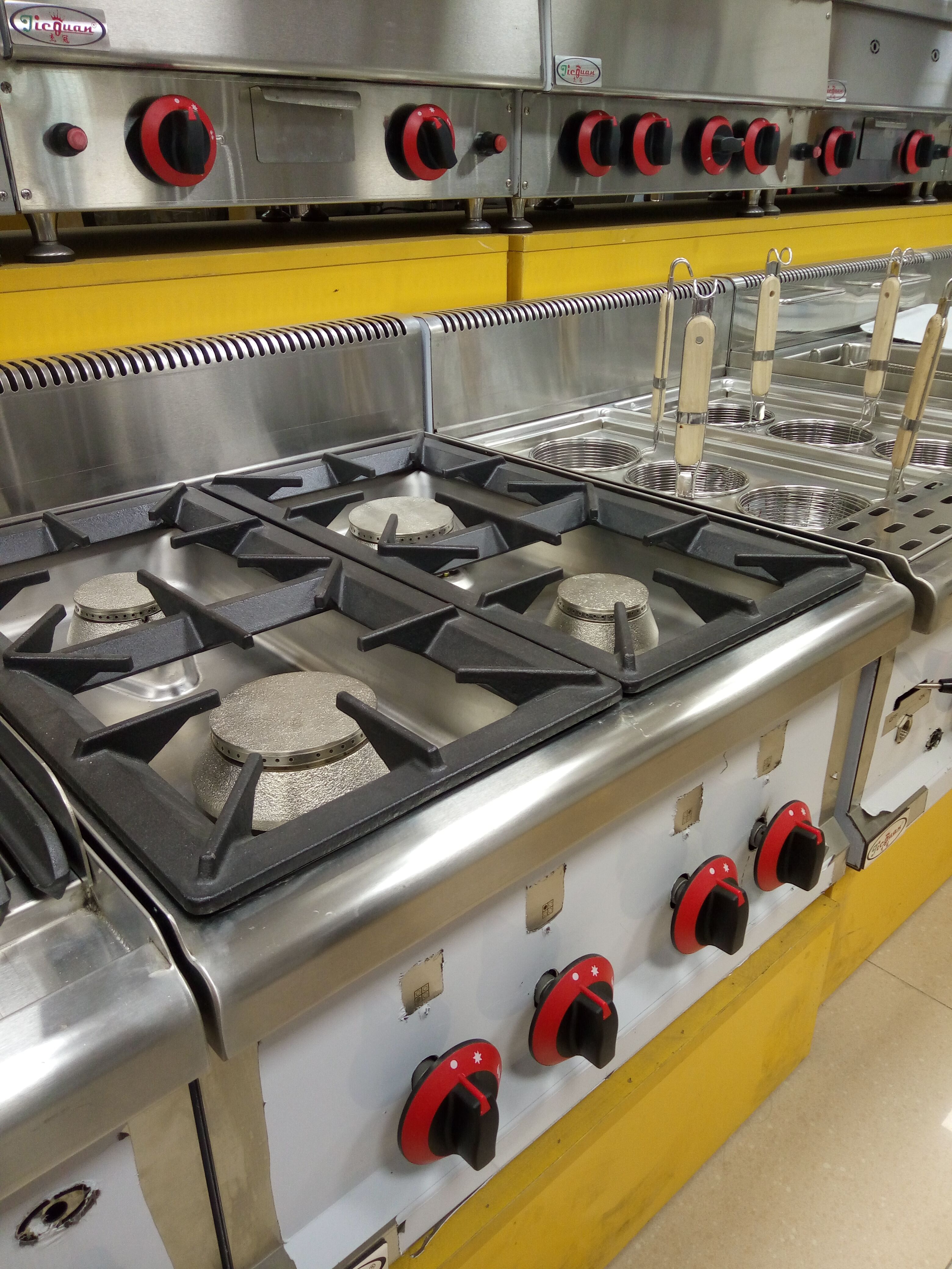 Commercial Countertop Gas Range with 2 burner