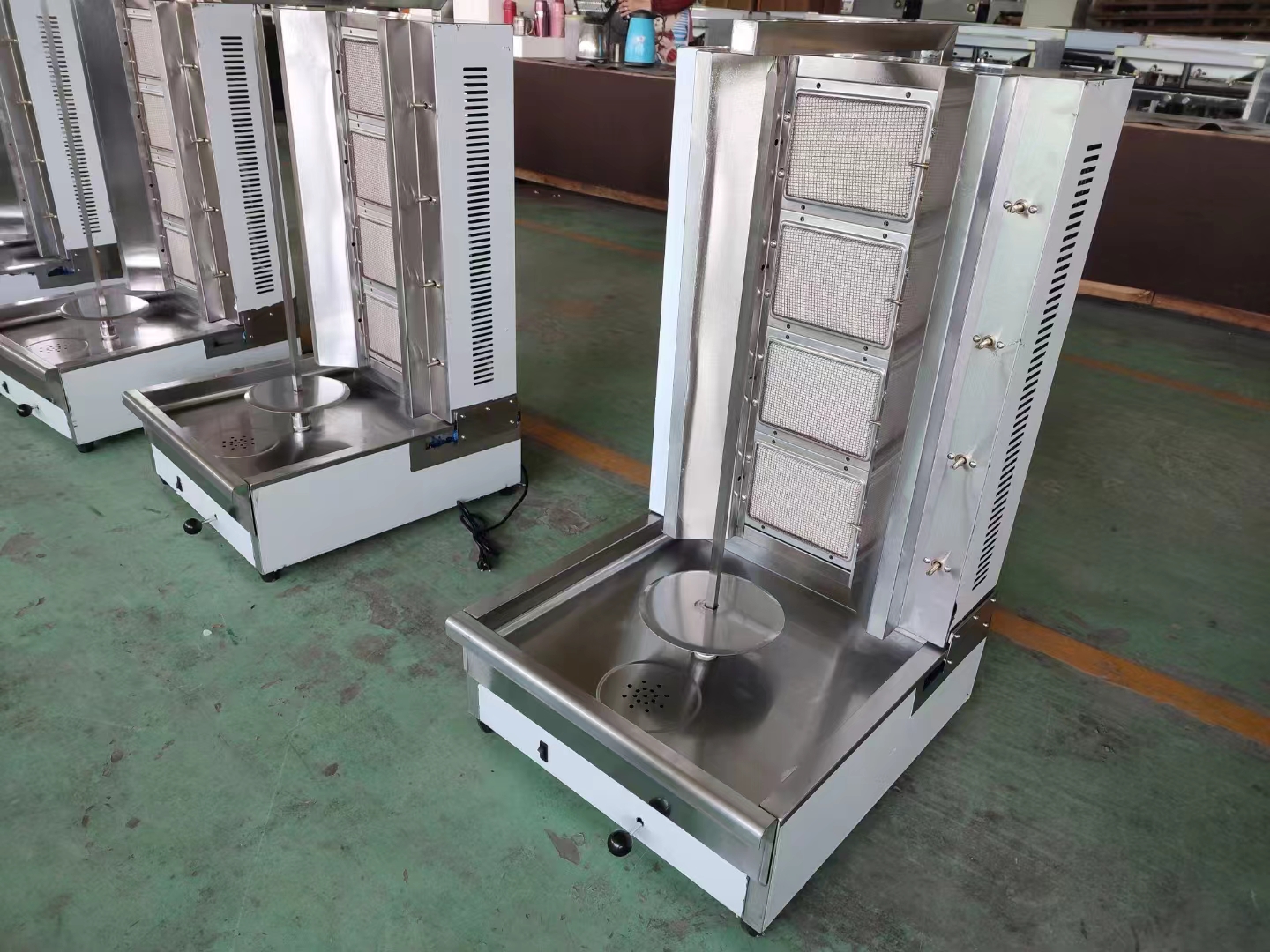 4 burner shawarma machine grill