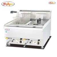 14L gas deep frye with 2 tanks 