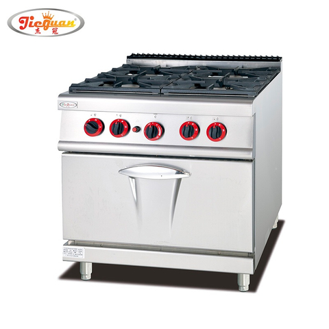 Gas Cooking stove with 4 Burner and oven with CE certificated