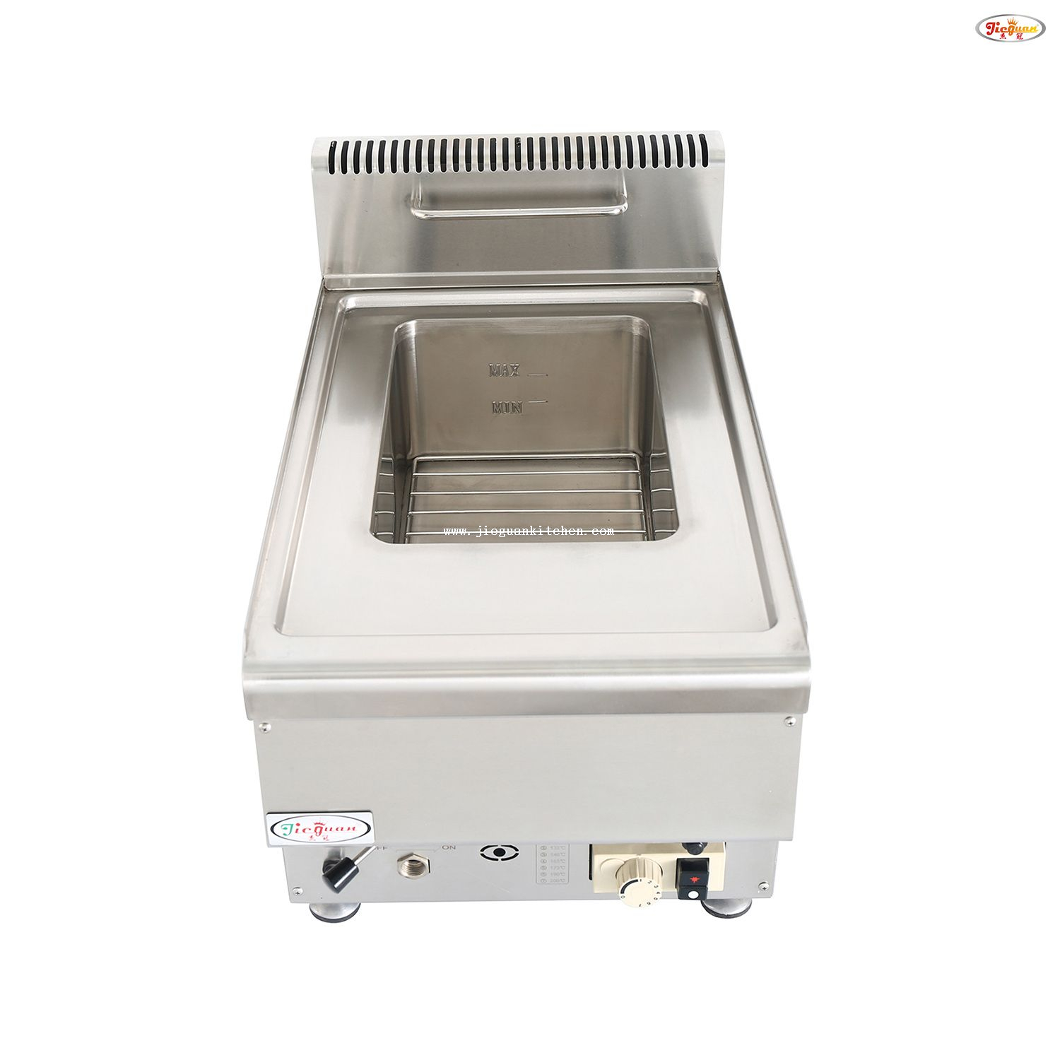 single tank commercial deep gas fryer