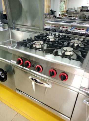 Gas Cooking stove with 4 Burner and oven with CE certificated