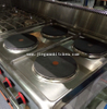 Counter Top Stainless Steel Electric 4 Hotplate Cooking Range for Commercial Use 