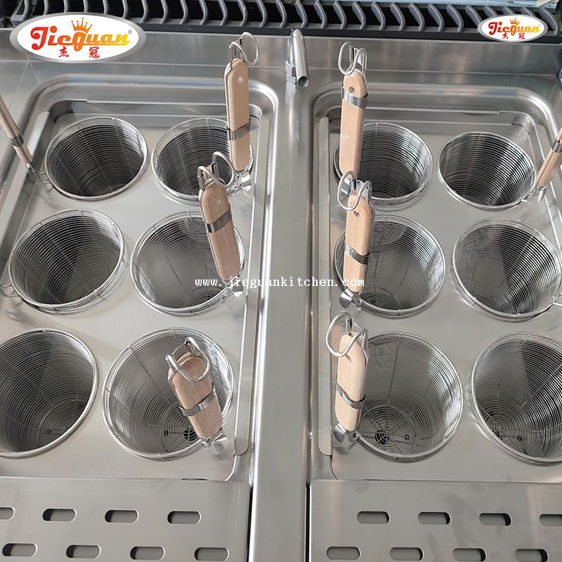 floorstanding 12 Basket LPG Pasta Cooker With Cabinet