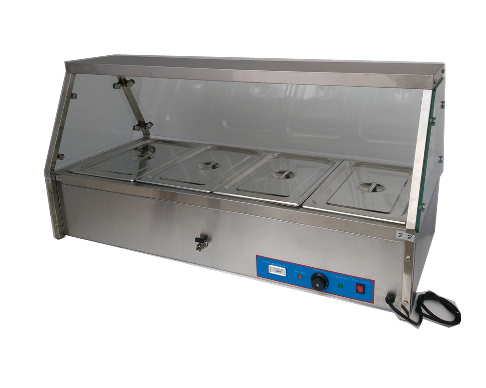 Table top electric bain marie with 4 1/1pan 