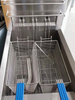 Vertical Electric High-Capacity Chicken Fryer 1- Tank Chicken Fryer with 2 Basket