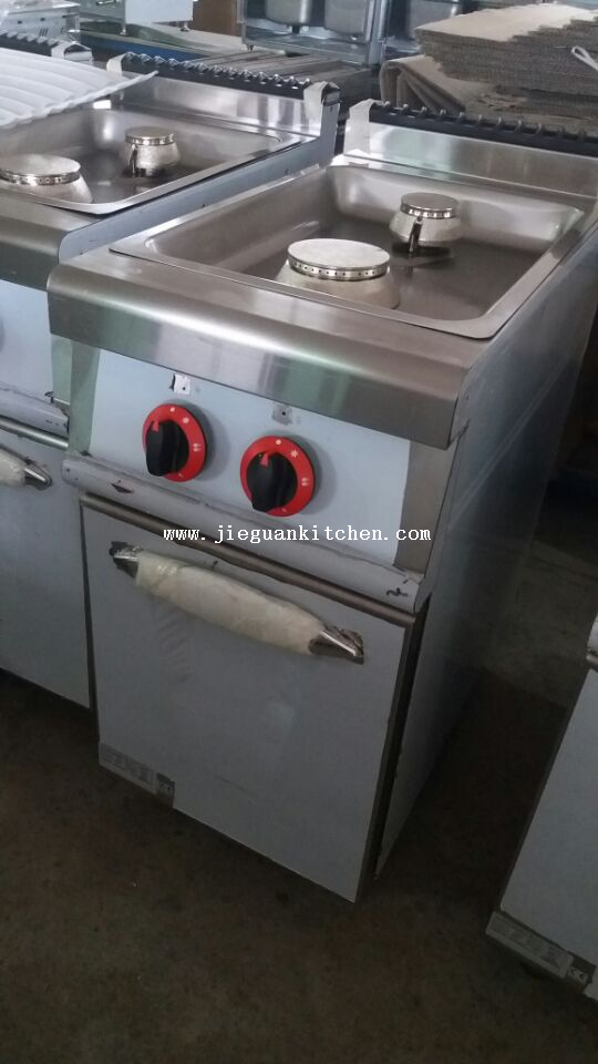 Freestanding Gas Cooking range with 2 burner and cabinet