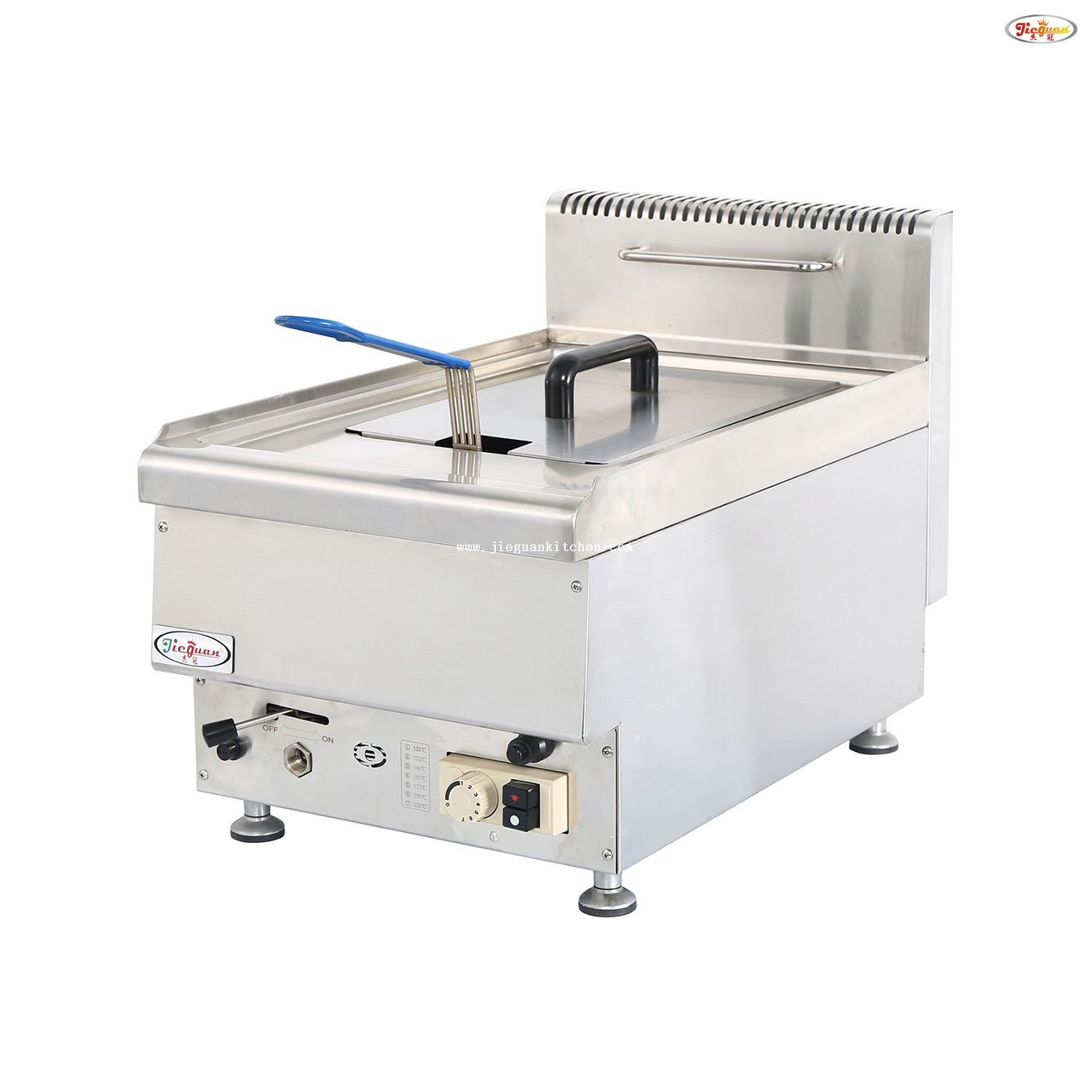 single tank commercial deep gas fryer