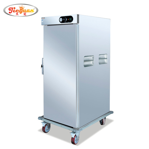 Electric food warmer cart with single door DH-11-21