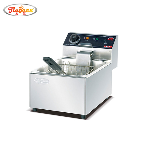 Fryer Commercial counter top Deep Fryer Electric with Single Tank 8L