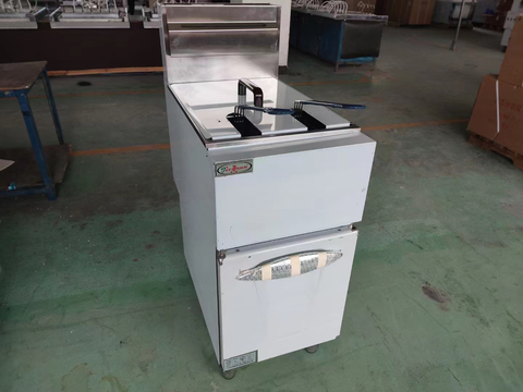 3 tube gas temperature-contolled fryer 35L