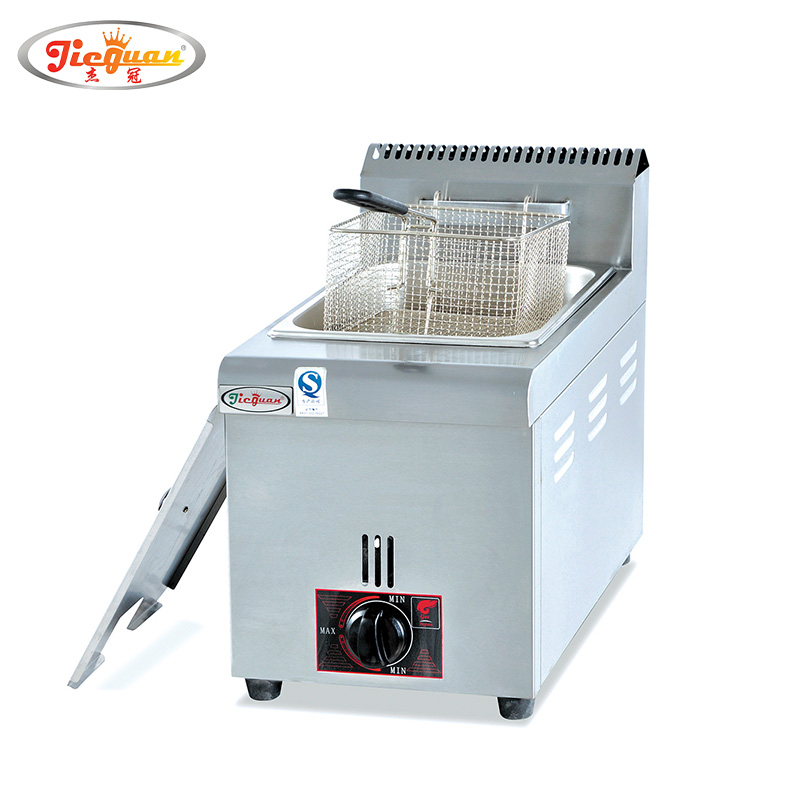 gas 6L 1 tank fryer 1 basket in guangzhou