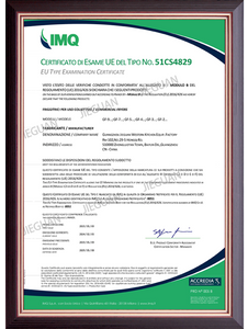 Gas Certificate