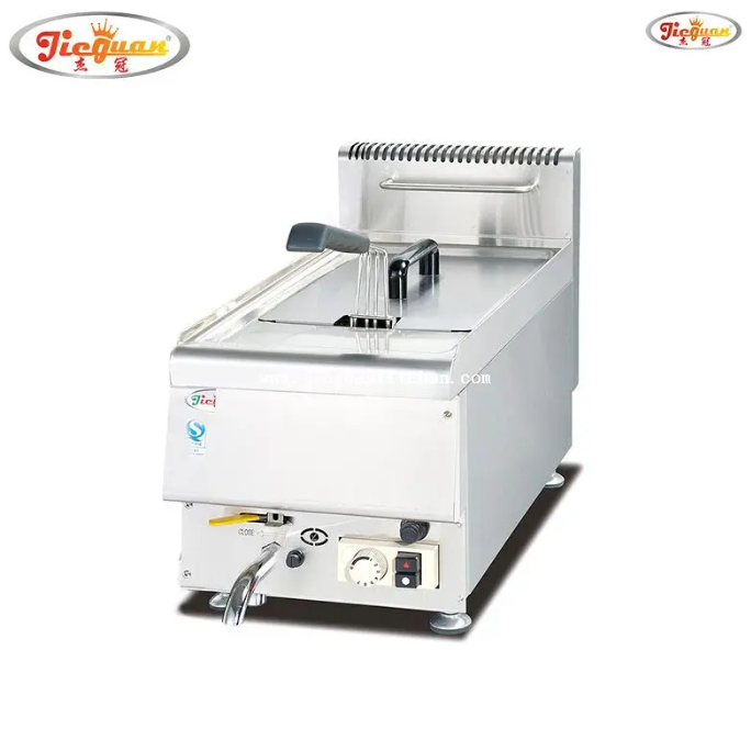 single tank commercial deep gas fryer