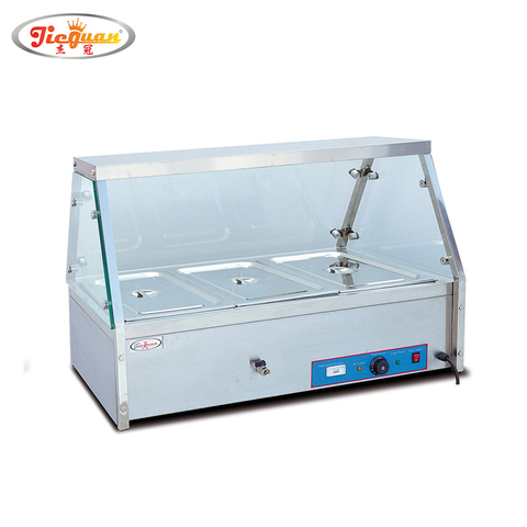 Commercial electric buffet food warmer heating bain marie with 3 1/1GN pan or 6 1/2 GN PAN