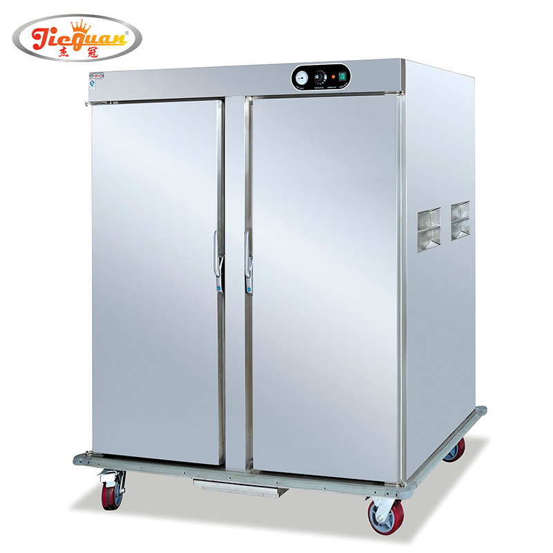 Double Door Mobile Heated Banquet Trolley