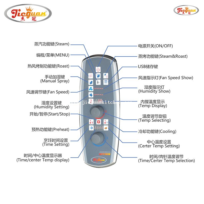 Professional Kitchen Combi Oven with 10 Layers